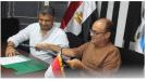 مجلس الشباب المصري والمرصد اليمني لحقوق الأنسان يوقعان مذكرة تفاهم لتعزيز التعاون الحقوقي والأجتماعي  فيما بينهما.