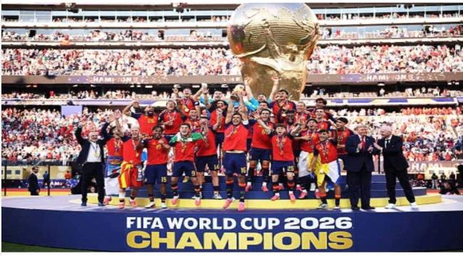 إسبانيا تتوج بطلةً لكأس العالم 2026 بعد إسقاط الأرجنتين في الوقت الإضافي